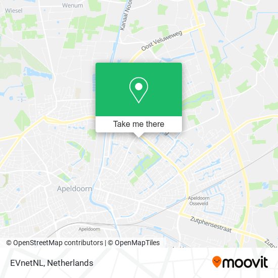 EVnetNL map