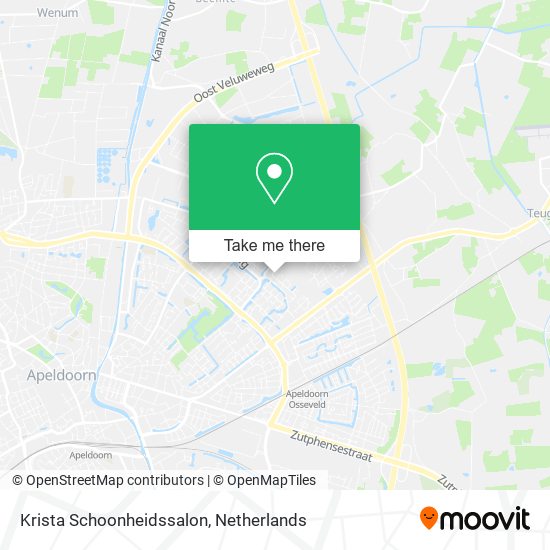 Krista Schoonheidssalon map