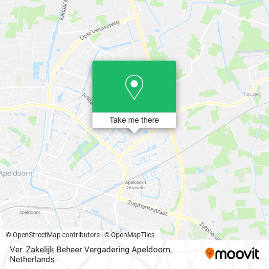 Ver. Zakelijk Beheer Vergadering Apeldoorn Karte