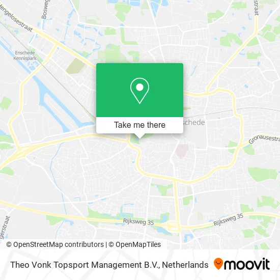 Theo Vonk Topsport Management B.V. map