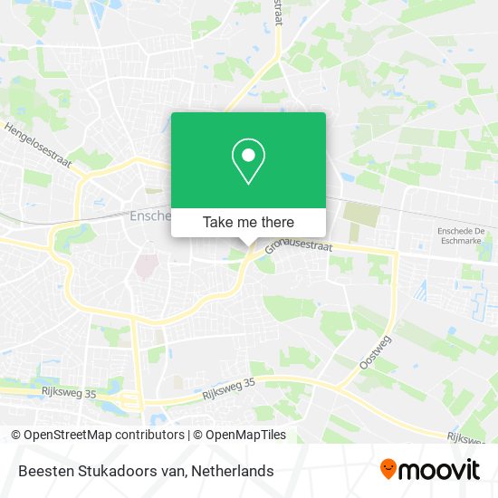 Beesten Stukadoors van map