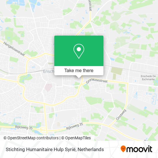 Stichting Humanitaire Hulp Syrië Karte