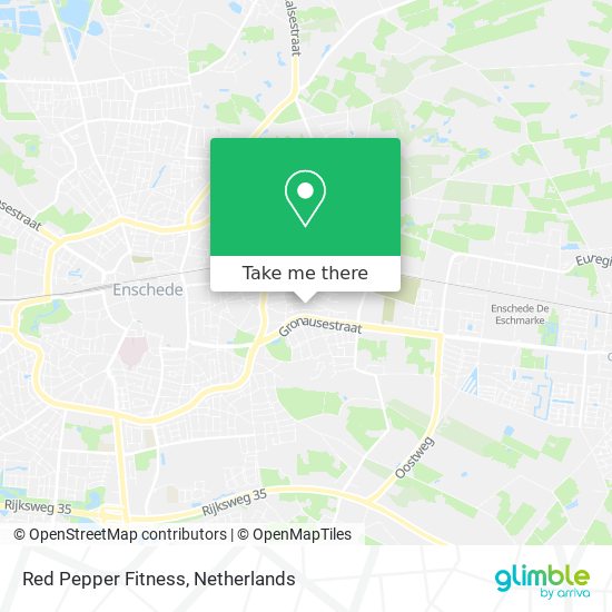 Red Pepper Fitness map