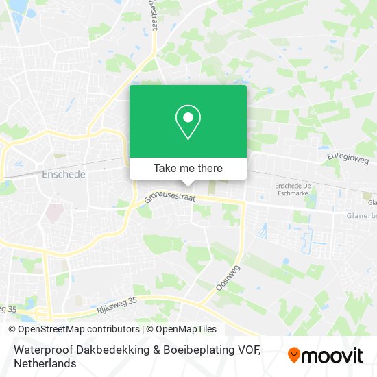 Waterproof Dakbedekking & Boeibeplating VOF map