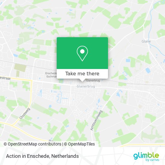 Action in Enschede map