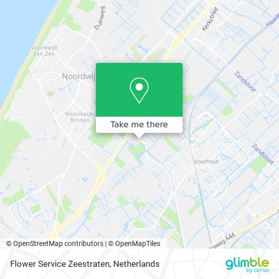 Flower Service Zeestraten map