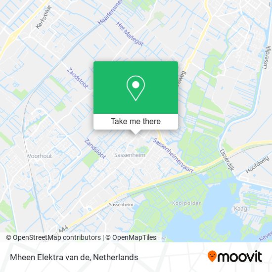 Mheen Elektra van de map