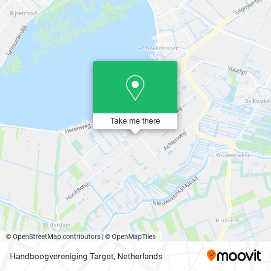 Handboogvereniging Target map