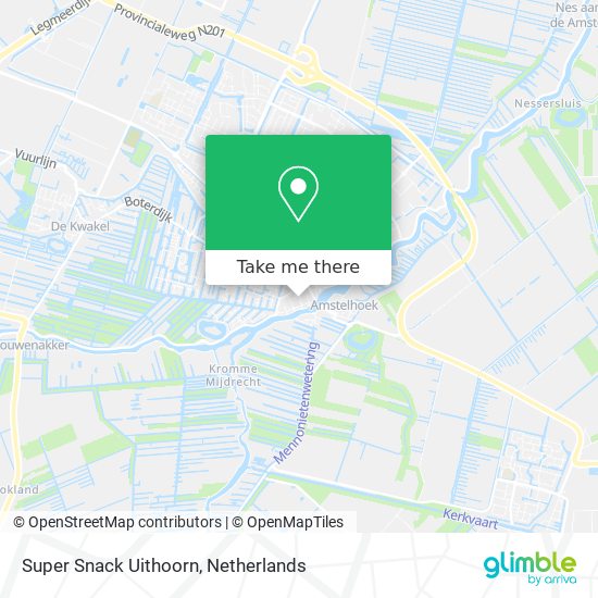 Super Snack Uithoorn map