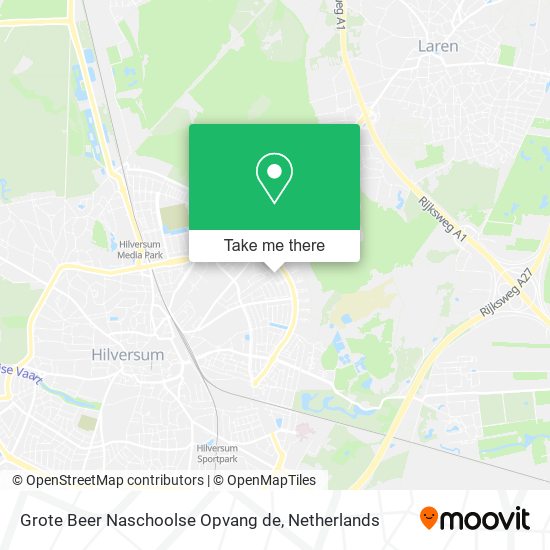 Grote Beer Naschoolse Opvang de map