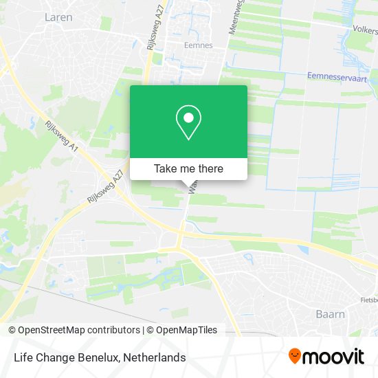 Life Change Benelux map