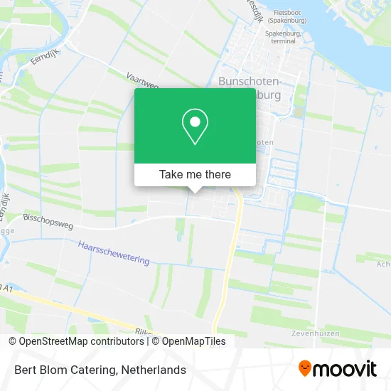 Bert Blom Catering map
