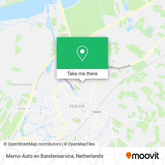 Memo Auto en Bandenservice map