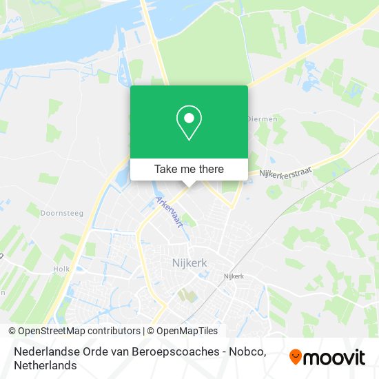 Nederlandse Orde van Beroepscoaches - Nobco map