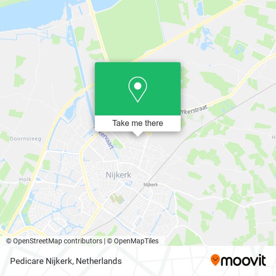 Pedicare Nijkerk map