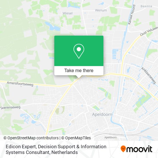 Edicon Expert, Decision Support & Information Systems Consultant map
