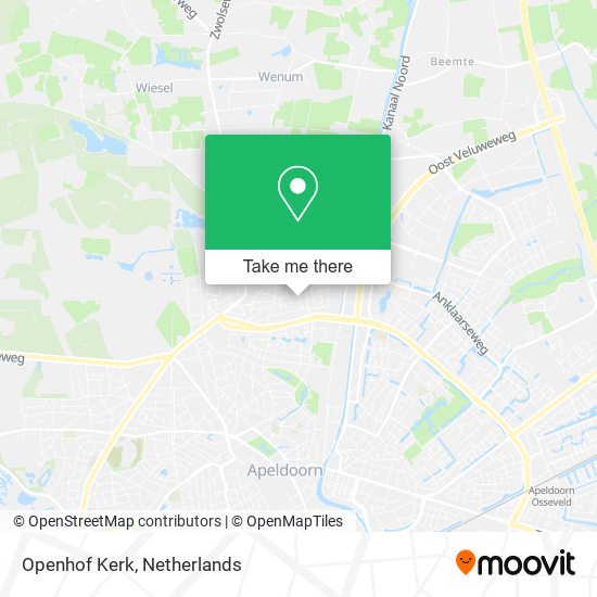 Openhof Kerk map