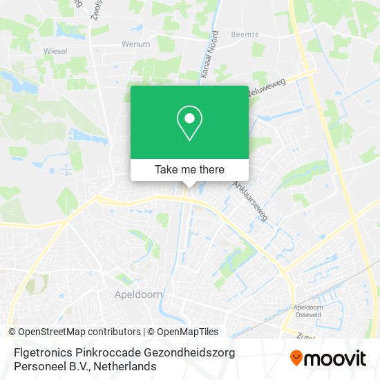 Flgetronics Pinkroccade Gezondheidszorg Personeel B.V. Karte