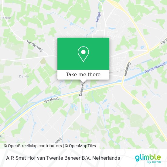 A.P. Smit Hof van Twente Beheer B.V. Karte