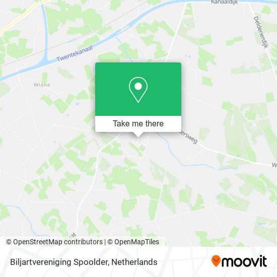 Biljartvereniging Spoolder map