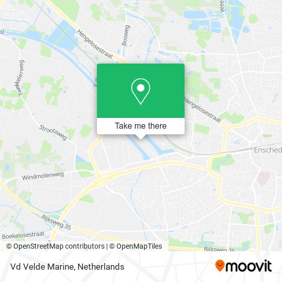 Vd Velde Marine map