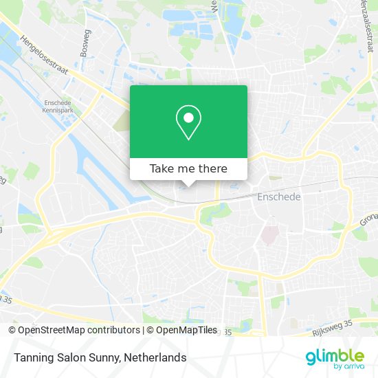 Tanning Salon Sunny map