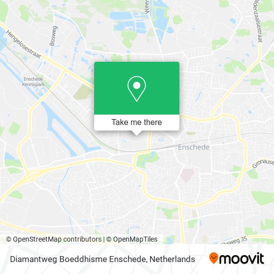 Diamantweg Boeddhisme Enschede Karte