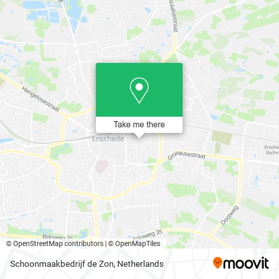 Schoonmaakbedrijf de Zon map