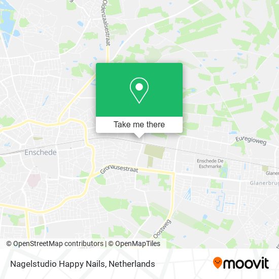 Nagelstudio Happy Nails map