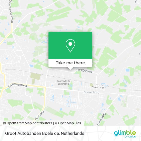 Groot Autobanden Boele de map