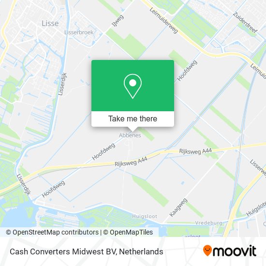 Cash Converters Midwest BV map