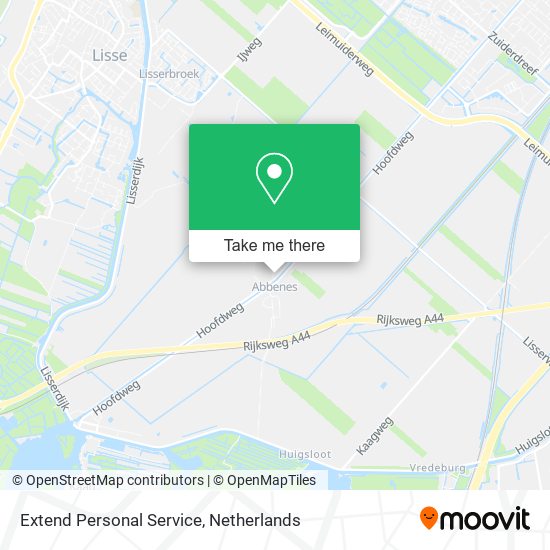 Extend Personal Service map