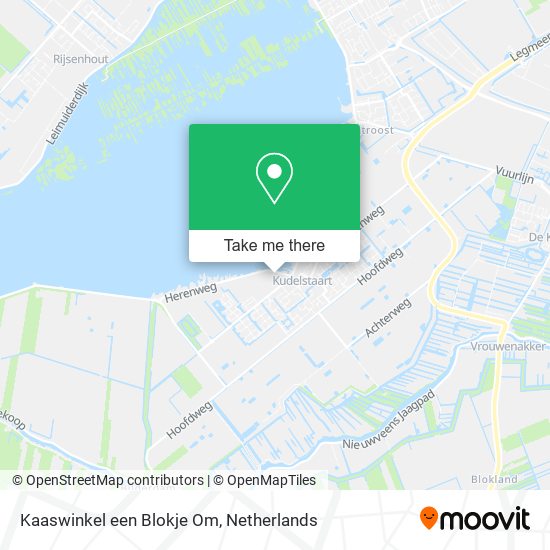 Kaaswinkel een Blokje Om map