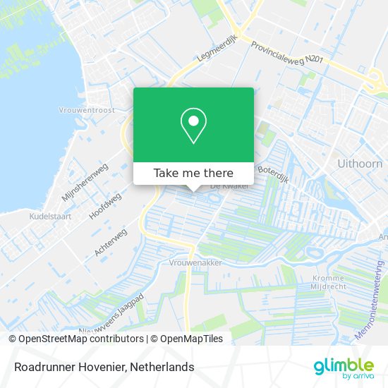 Roadrunner Hovenier map