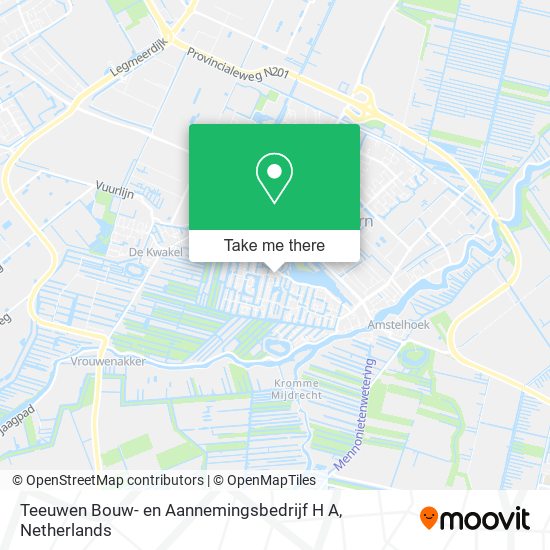 Teeuwen Bouw- en Aannemingsbedrijf H A Karte