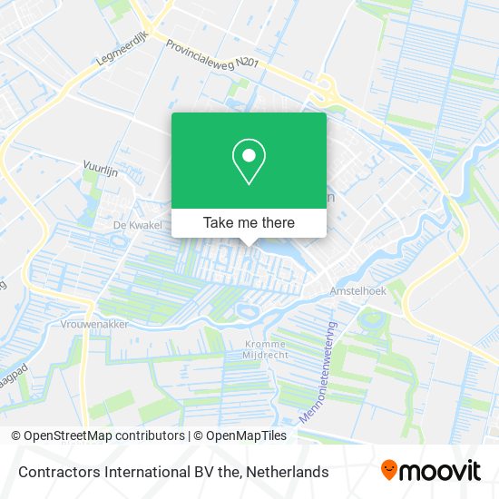 Contractors International BV the map