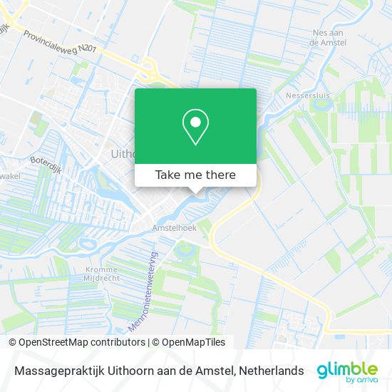 Massagepraktijk Uithoorn aan de Amstel Karte