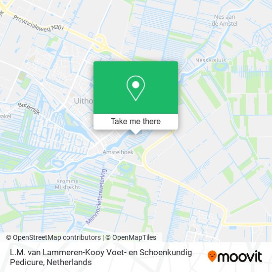 L.M. van Lammeren-Kooy Voet- en Schoenkundig Pedicure map