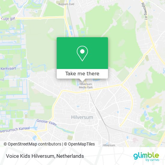 Voice Kids Hilversum map