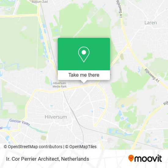 Ir. Cor Perrier Architect map