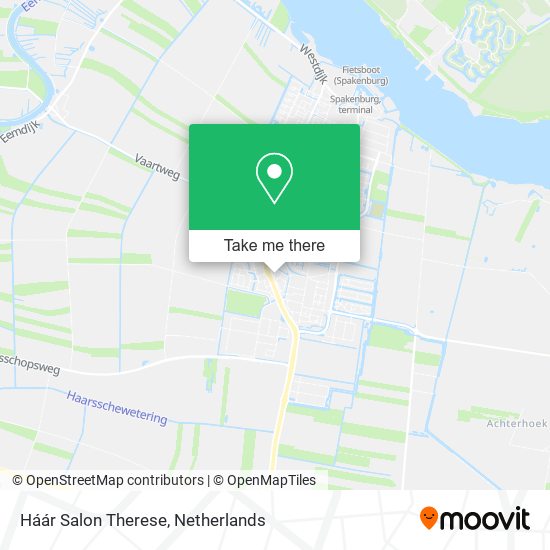 Háár Salon Therese map