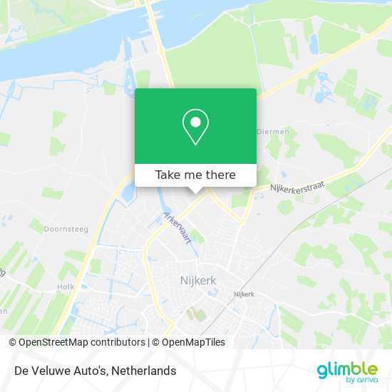 De Veluwe Auto's Karte