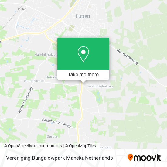 Vereniging Bungalowpark Maheki map