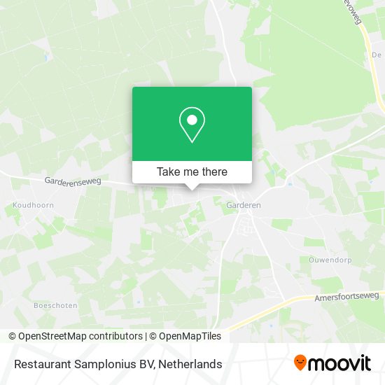 Restaurant Samplonius BV map