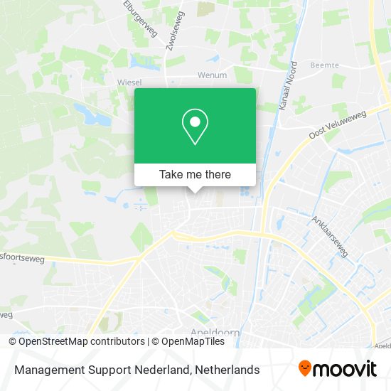 Management Support Nederland Karte