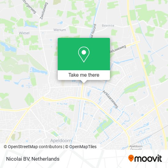 Nicolai BV map