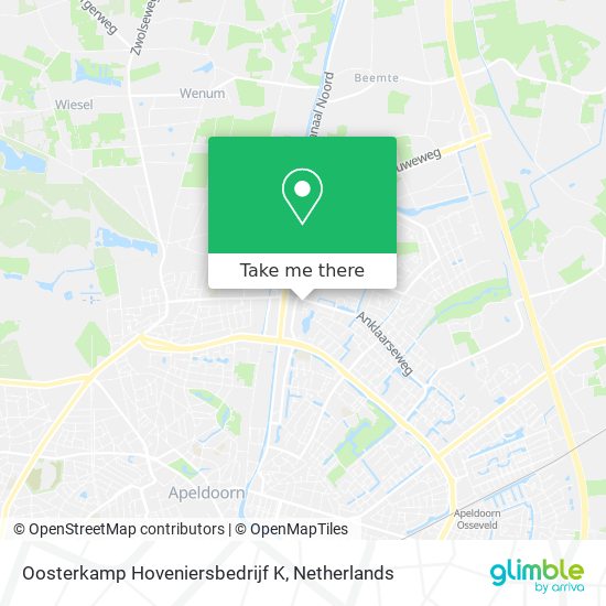 Oosterkamp Hoveniersbedrijf K map