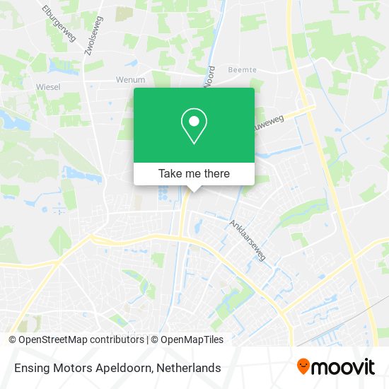 Ensing Motors Apeldoorn Karte