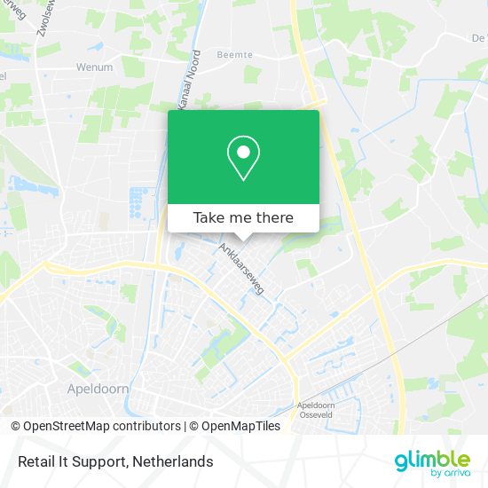 Retail It Support map