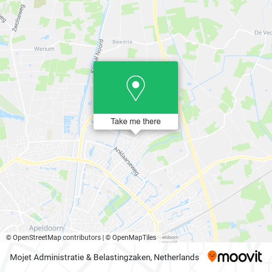 Mojet Administratie & Belastingzaken Karte